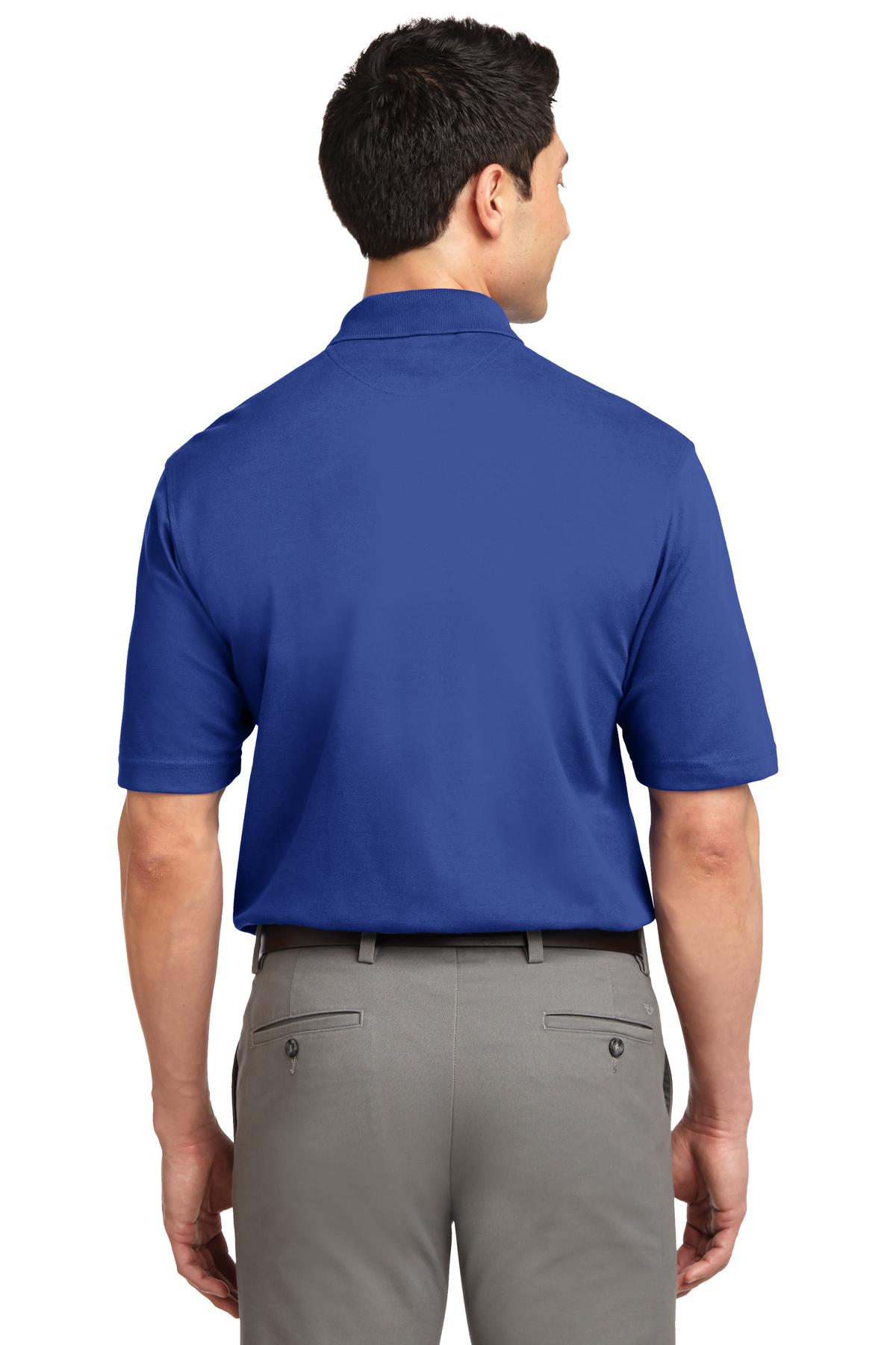 Custom Embroidered Port Authority Rapid Dry Polo.  K455,Royal