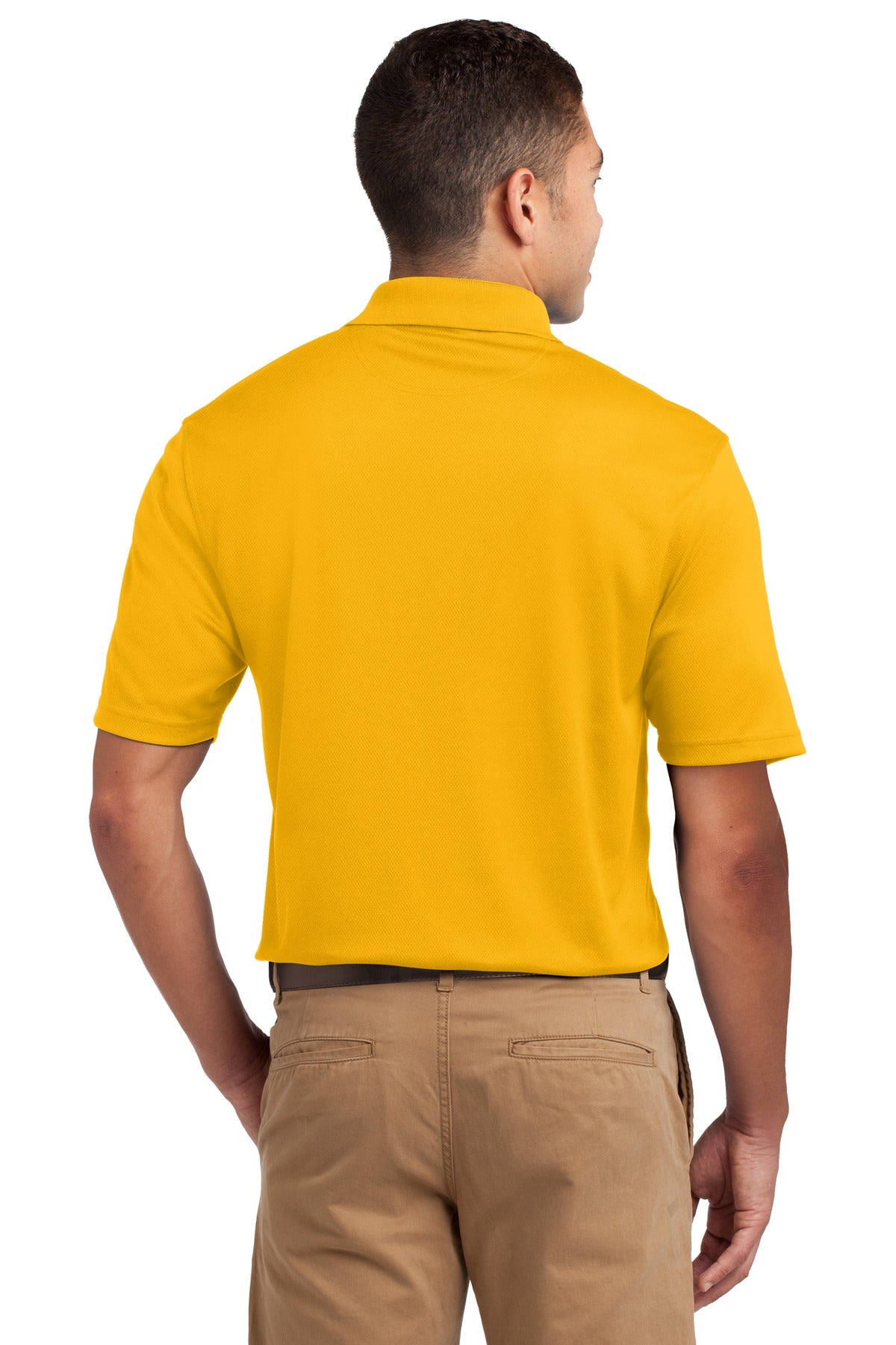 Custom Embroidered Sport-Tek Dri-Mesh Polo.  K469,Gold