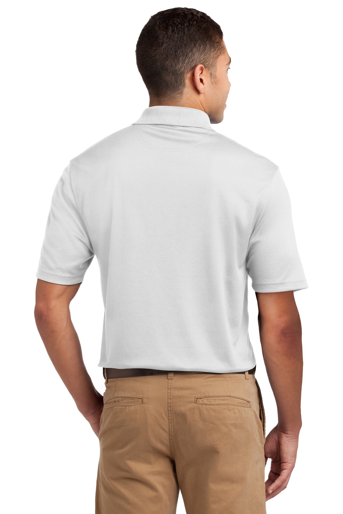 Custom Embroidered Sport-Tek Dri-Mesh Polo.  K469,White
