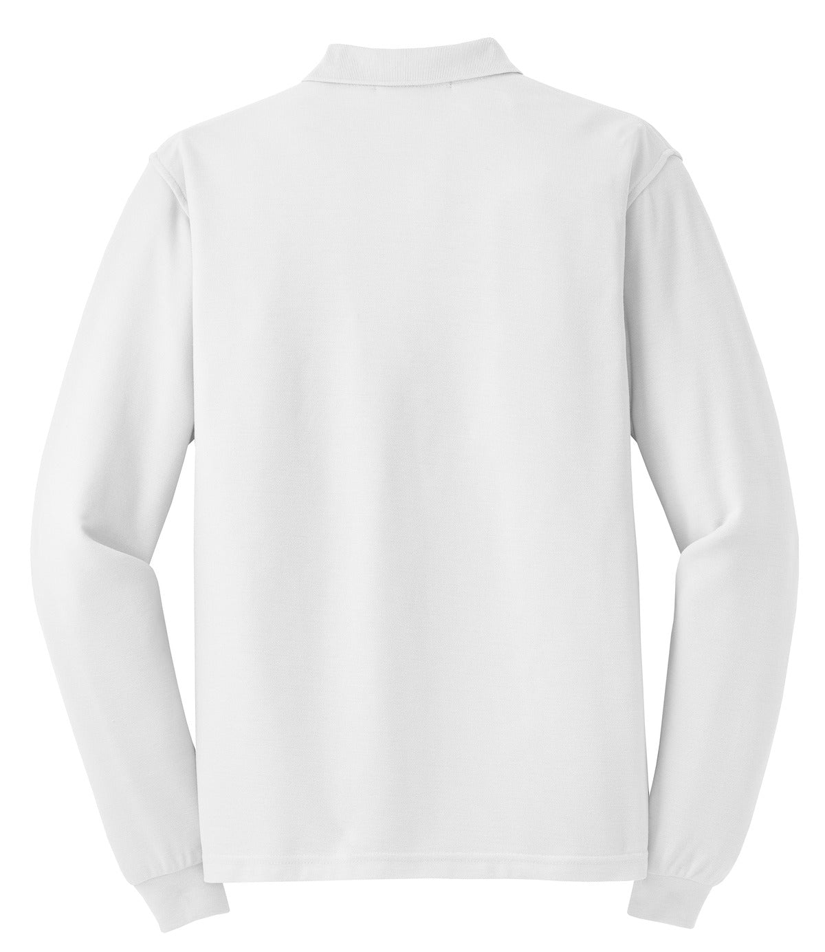 Port Authority Silk Touch Long Sleeve Polo.  K500LS