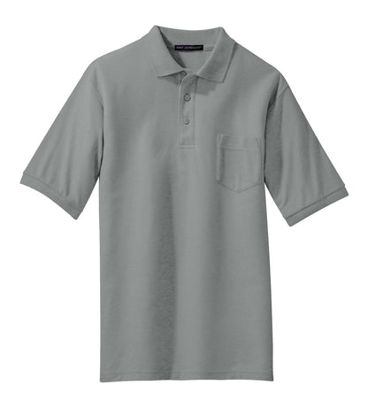 Port Authority Silk Touch Polo with Pocket.  K500P