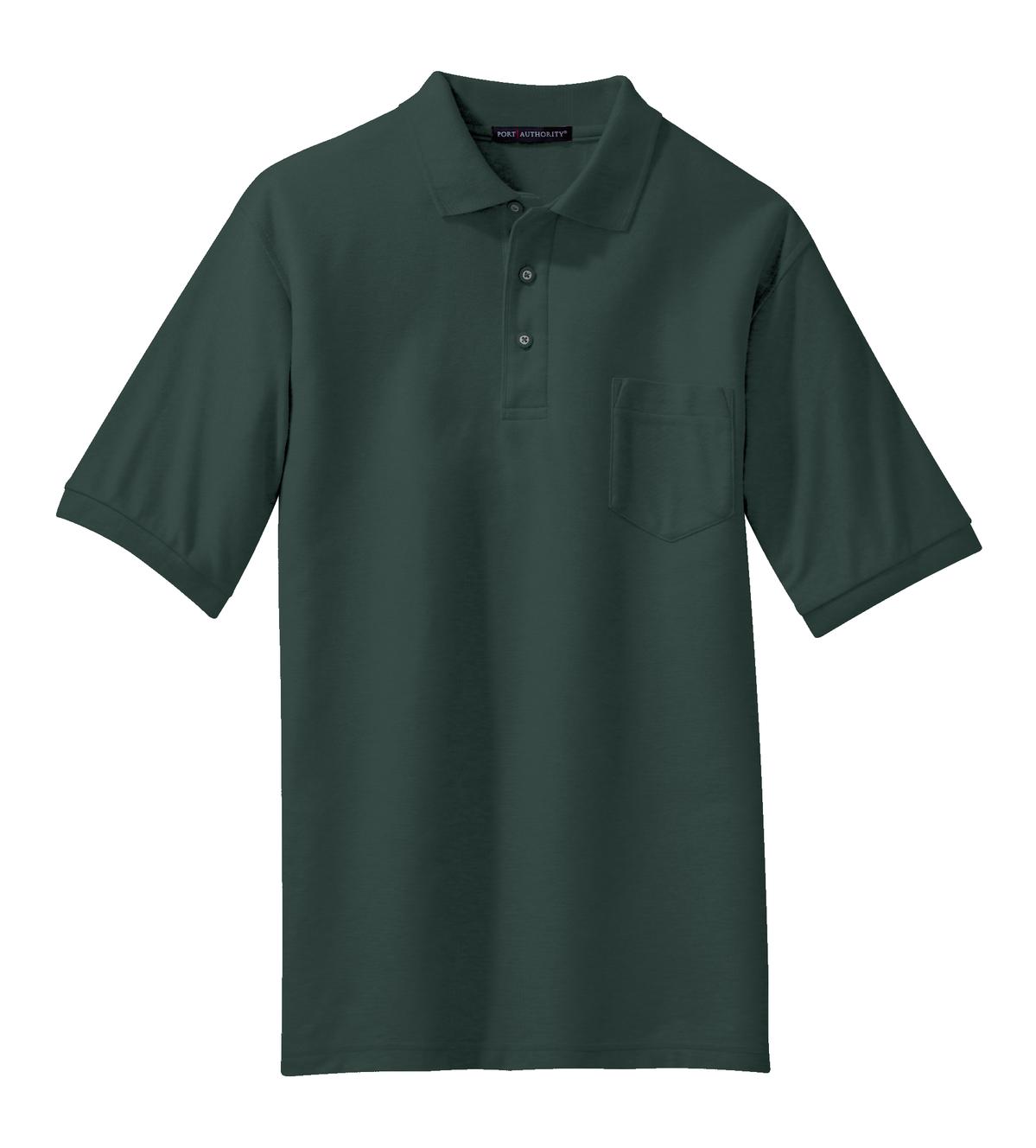 Port Authority Silk Touch Polo with Pocket.  K500P
