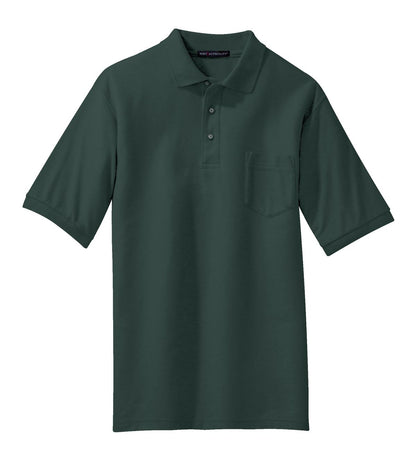 Port Authority Silk Touch Polo with Pocket.  K500P