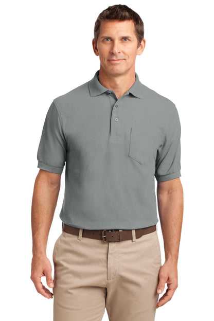 Port Authority Silk Touch Polo with Pocket.  K500P