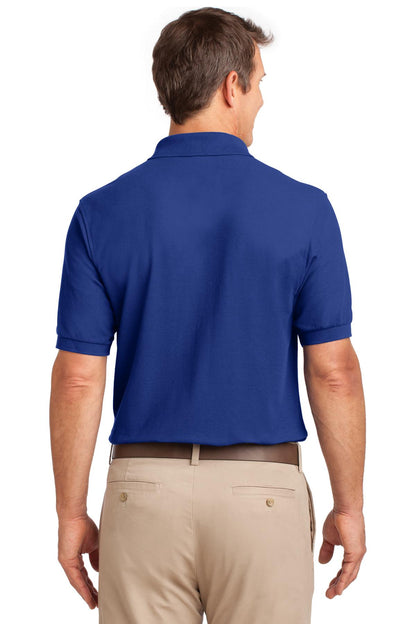 Custom Embroidered Port Authority Silk Touch Polo with Pocket.  K500P,Royal