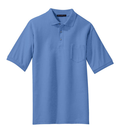 Port Authority Silk Touch Polo with Pocket.  K500P
