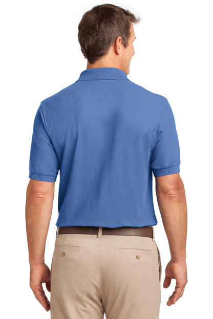 Custom Embroidered Port Authority Silk Touch Polo with Pocket.  K500P,Ultramarine Blue