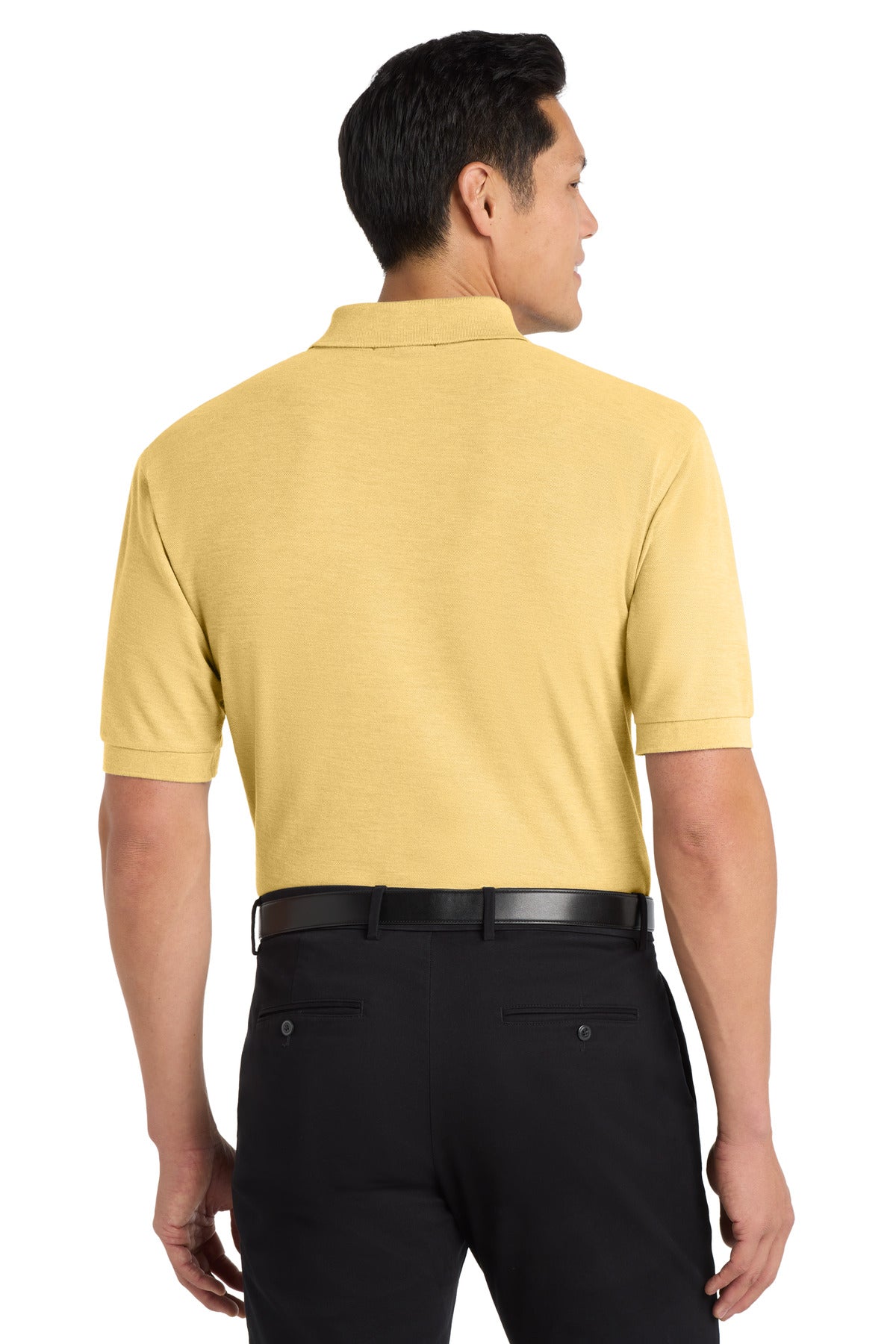 Custom Embroidered Port Authority Polos in Banana