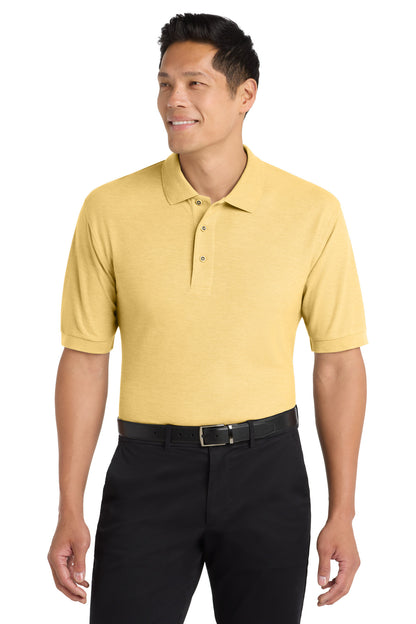 Custom Embroidered Port Authority Polos in Banana
