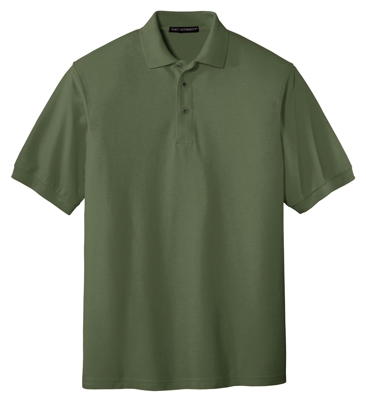 Custom Embroidered Port Authority Polos in Clover Green