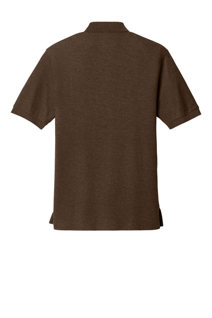 Custom Embroidered Port Authority Polos in Coffee Bean