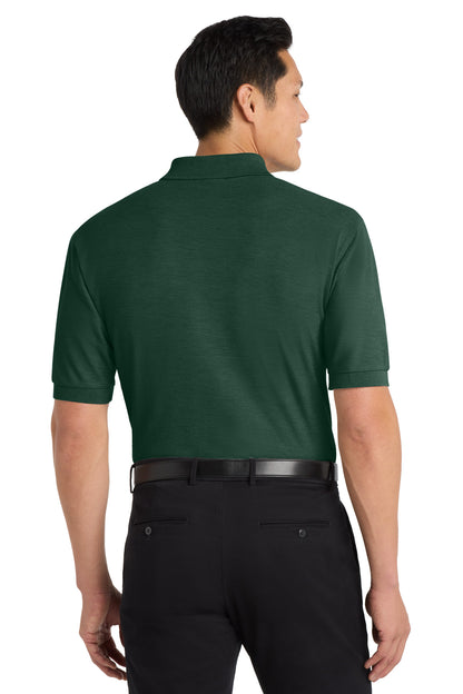 Custom Embroidered Port Authority Polos in Dark Green