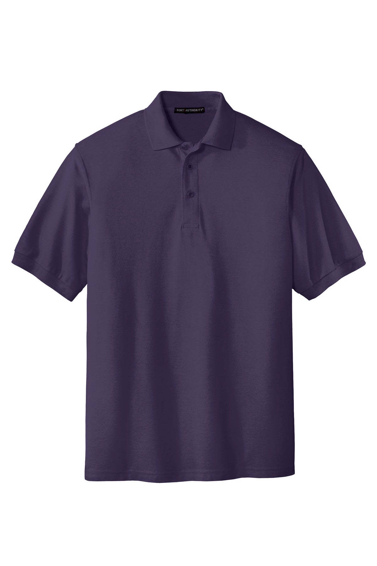 Custom Embroidered Port Authority Polos in Eggplant