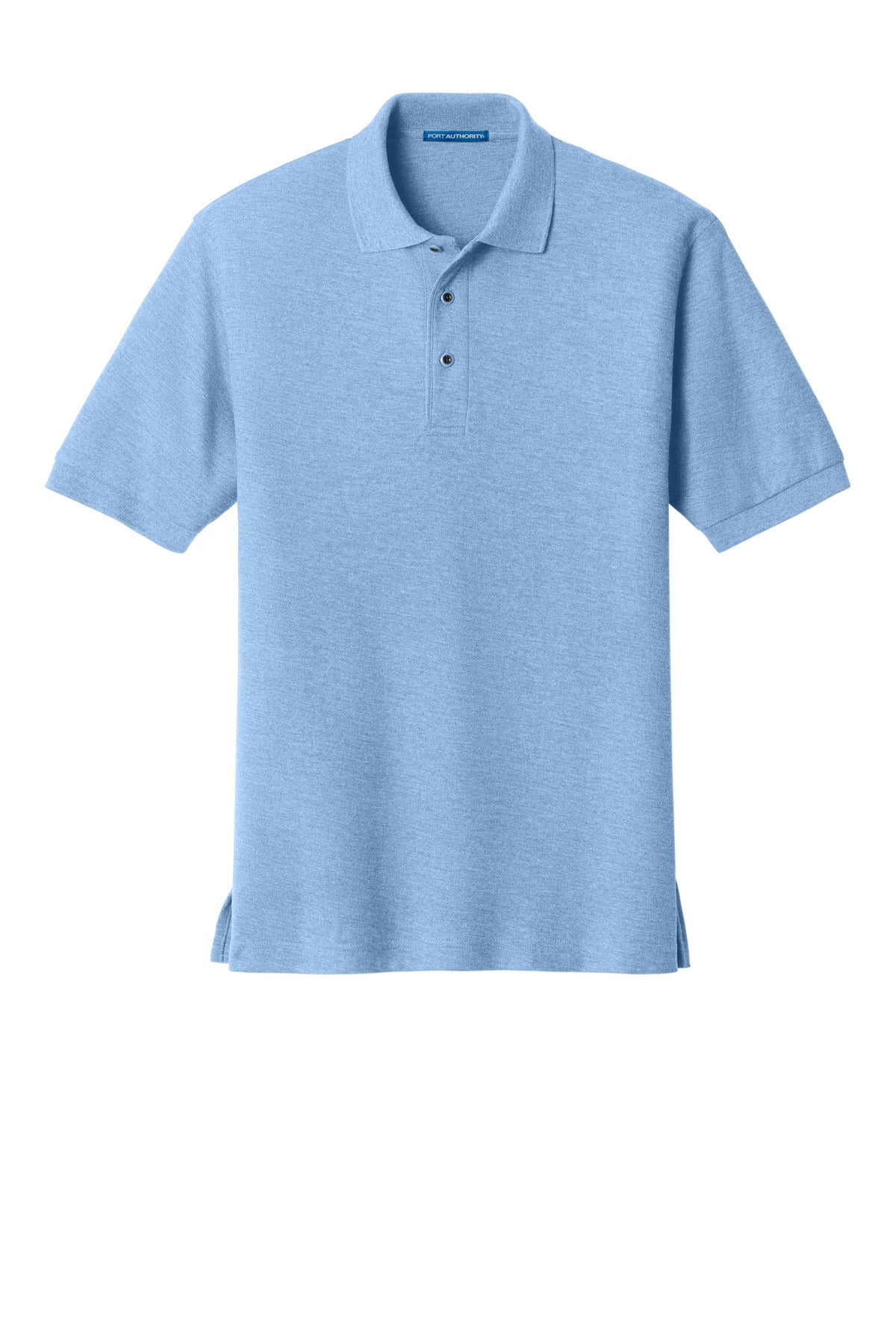 Custom Embroidered Port Authority Polos in Light Blue