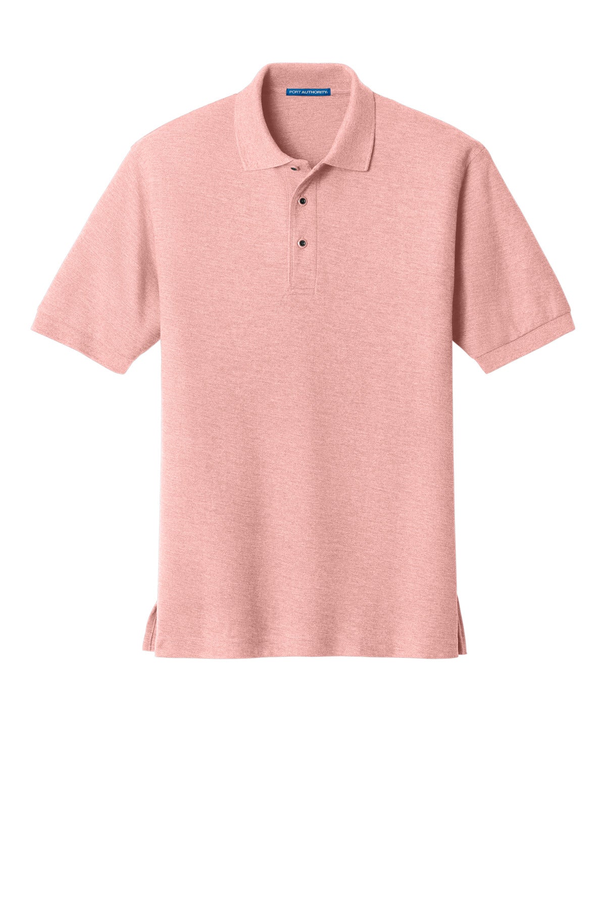 Custom Embroidered Port Authority Polos in Light Pink