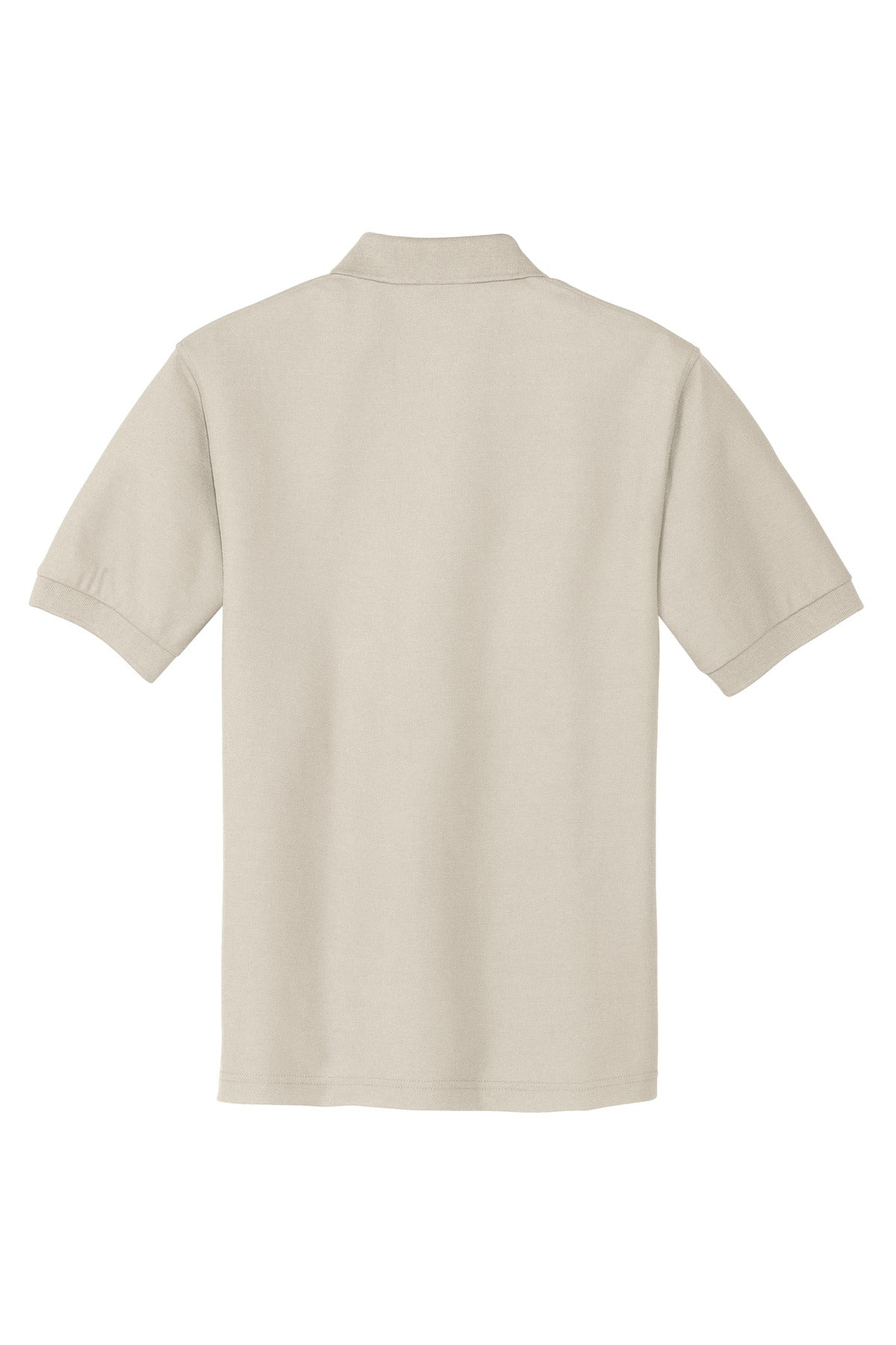 Custom Embroidered Port Authority Polos in Light Stone