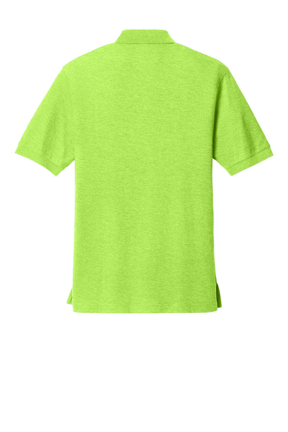 Custom Embroidered Port Authority Polos in Lime