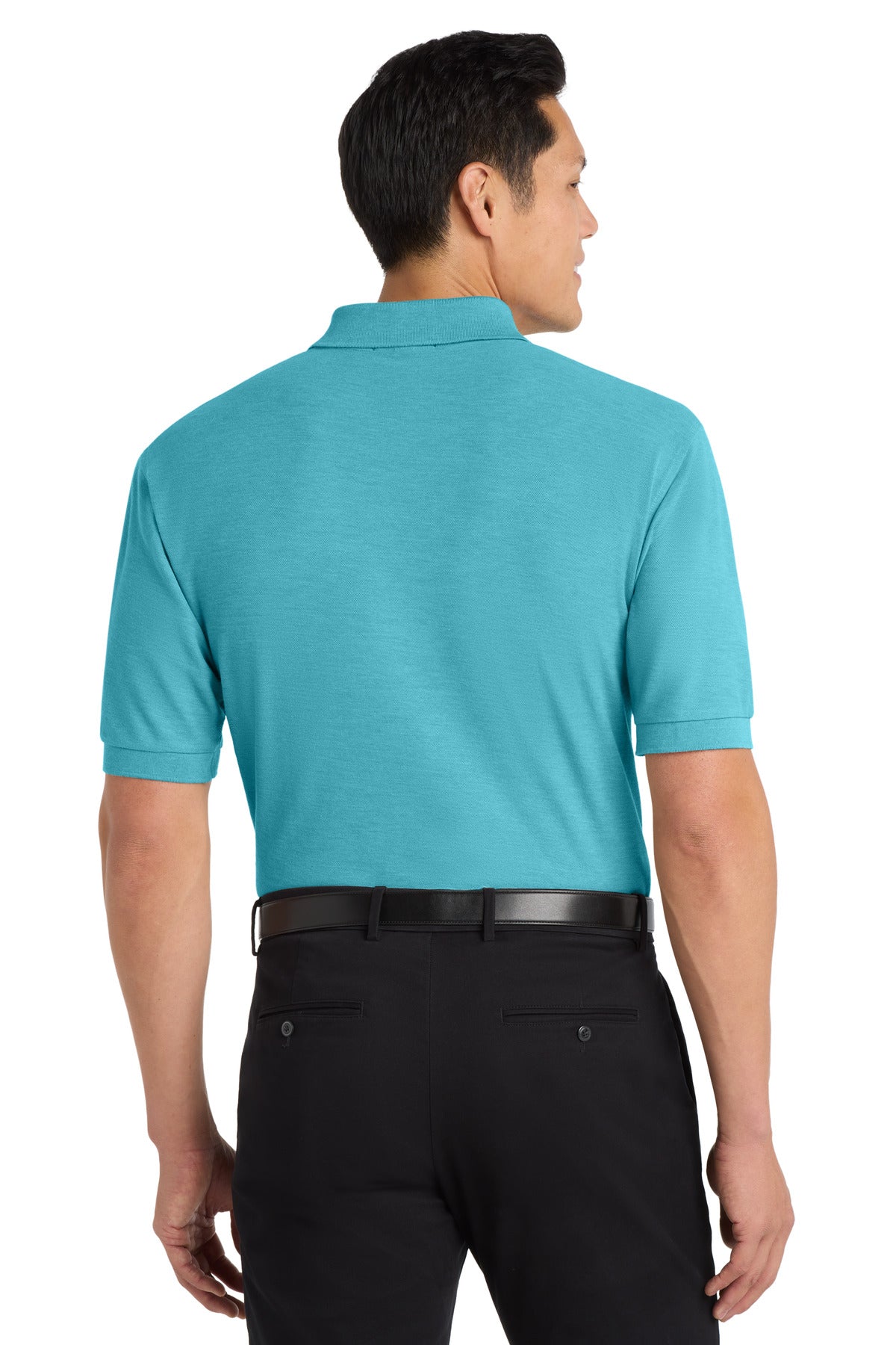 Custom Embroidered Port Authority Polos in Maui Blue