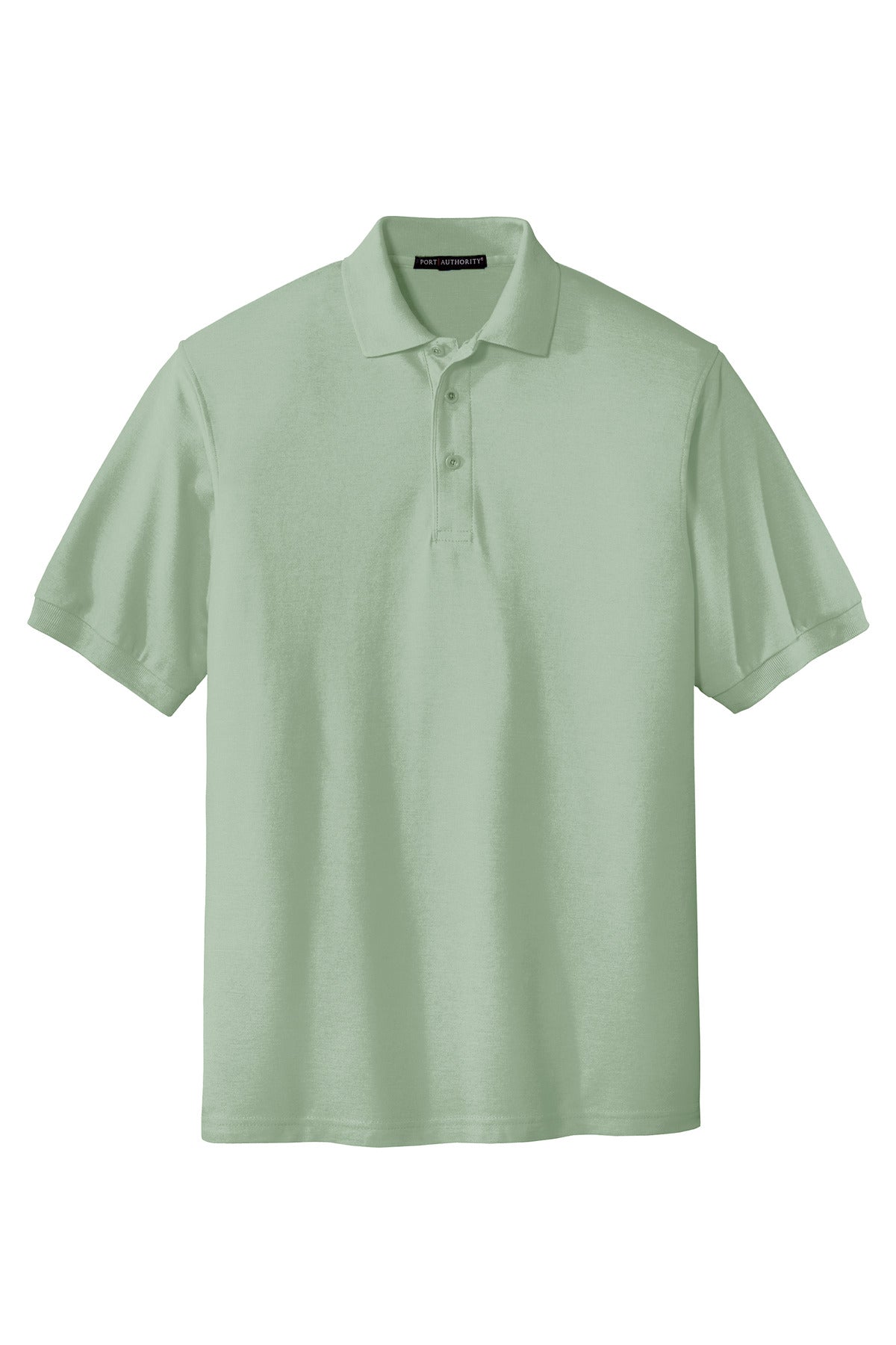 Custom Embroidered Port Authority Polos in Mint Green