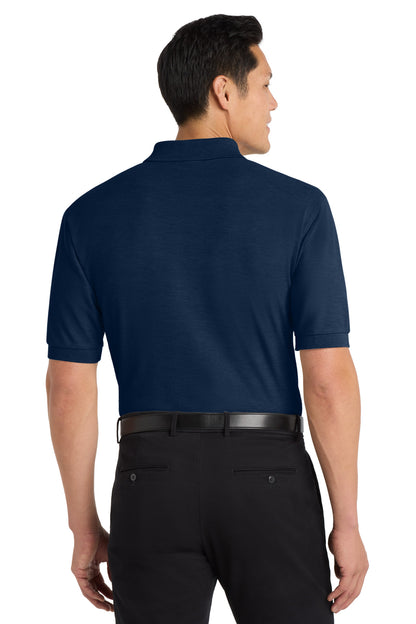 Custom Embroidered Port Authority Polos in Navy
