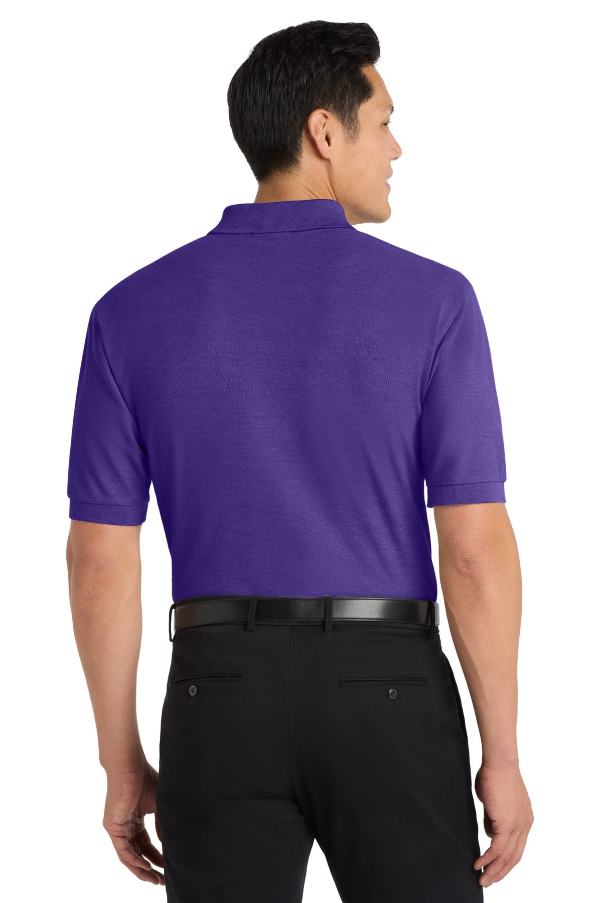 Custom Embroidered Port Authority Polos in Purple