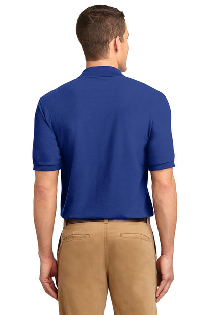 Custom Embroidered Port Authority Extended Size Silk Touch Polo K500ES,Royal