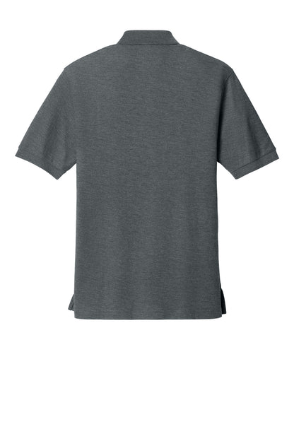 Custom Embroidered Port Authority Polos in Steel Grey
