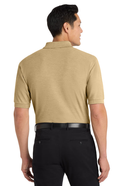 Custom Embroidered Port Authority Polos in Stone