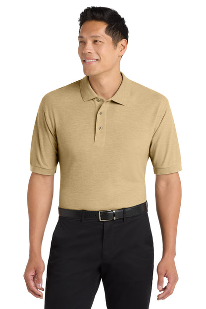 Custom Embroidered Port Authority Polos in Stone