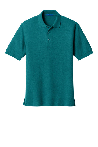 Custom Embroidered Port Authority Polos in Teal Green