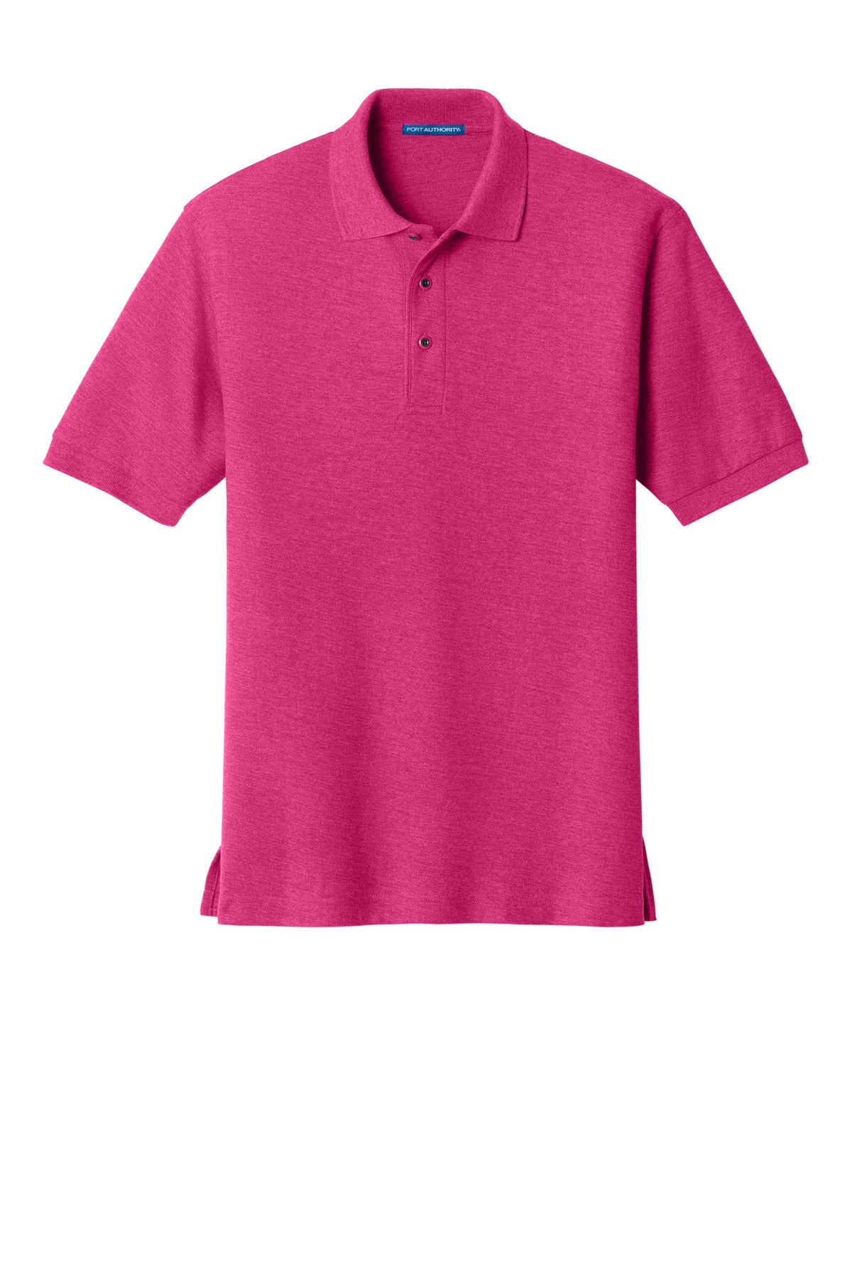 Custom Embroidered Port Authority Polos in Tropical Pink