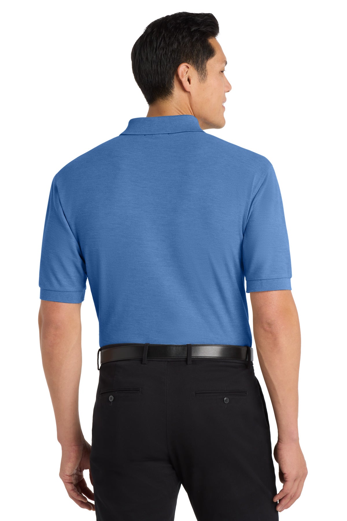 Custom Embroidered Port Authority Polos in Ultramarine Blue