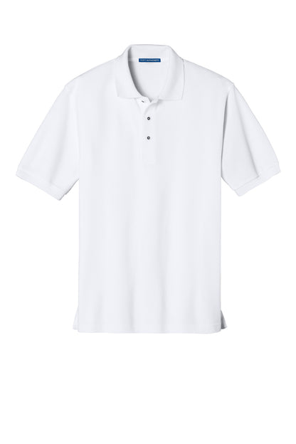 Custom Embroidered Port Authority Polos in White