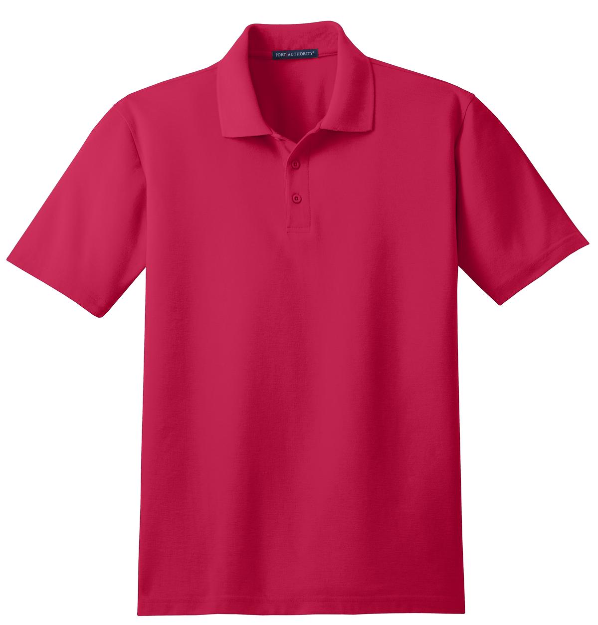 Custom Embroidered Port Authority Polos/Knits in Red