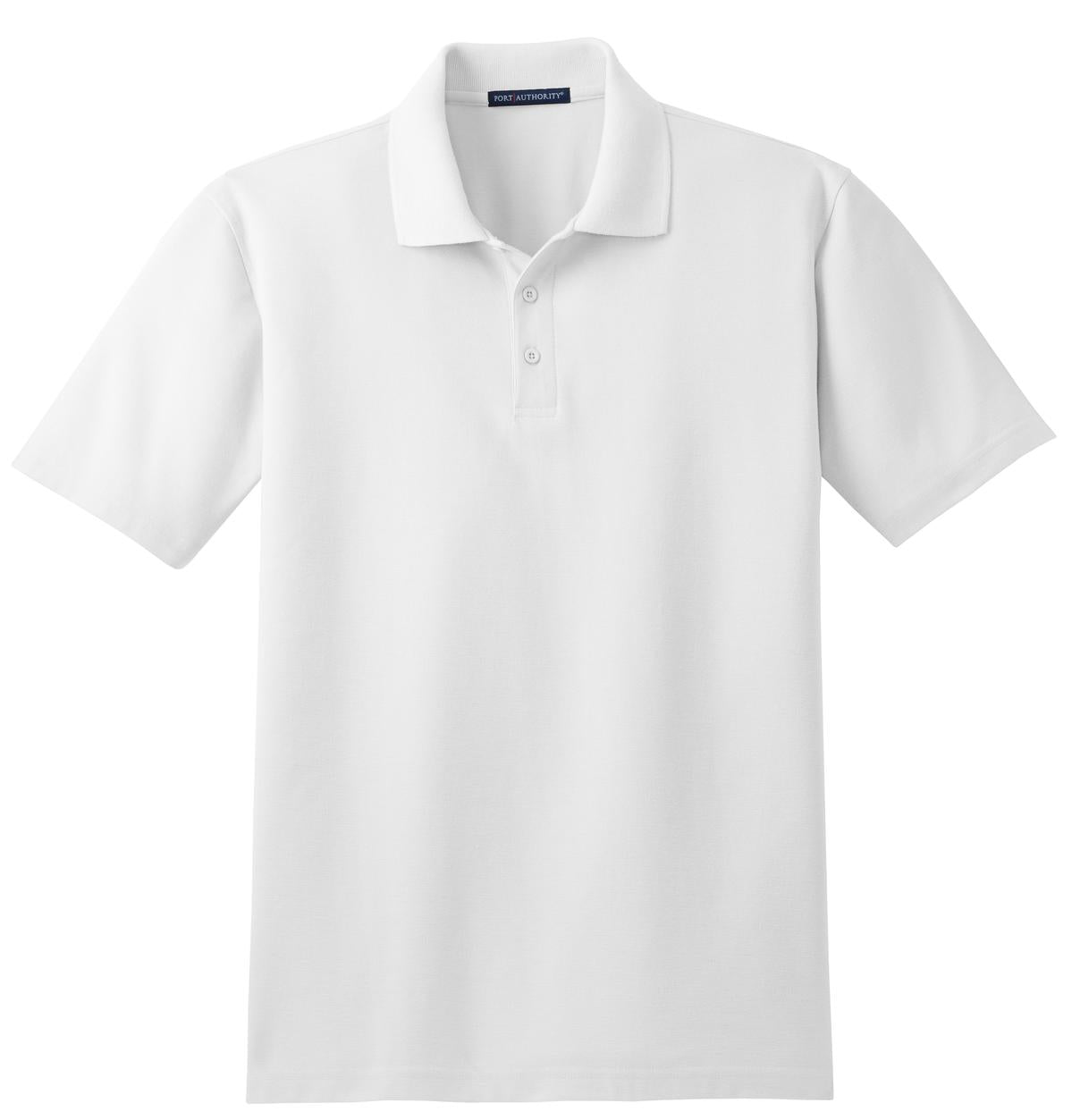 Custom Embroidered Port Authority Polos/Knits in White