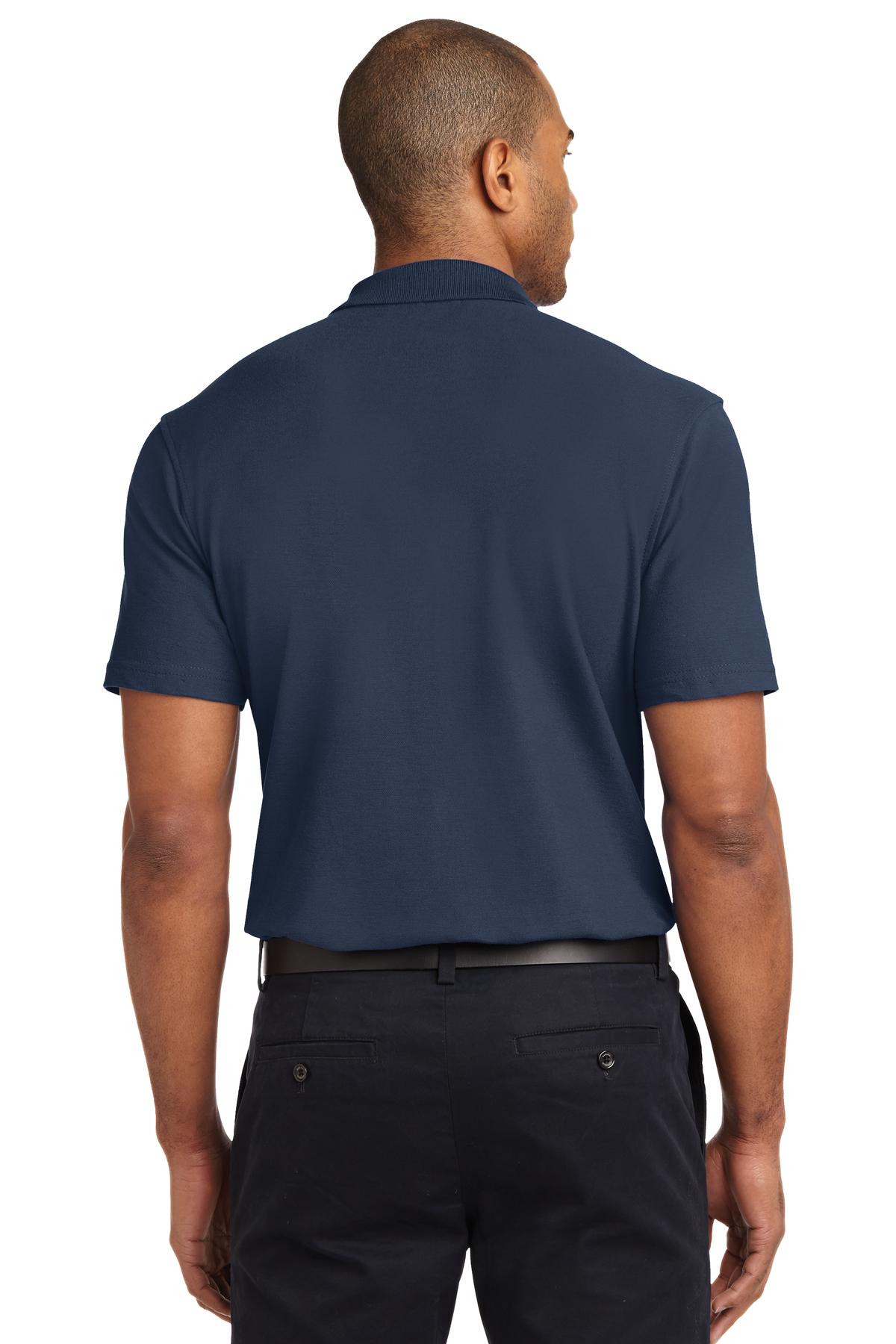 Custom Embroidered Port Authority Stain-Release Polo. K510,Navy