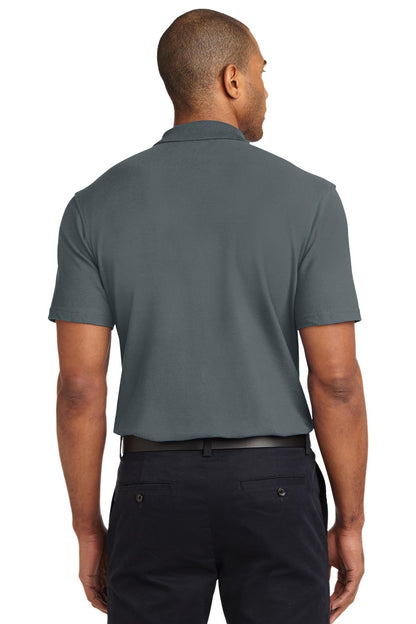 Custom Embroidered Port Authority Polos/Knits in Steel Grey