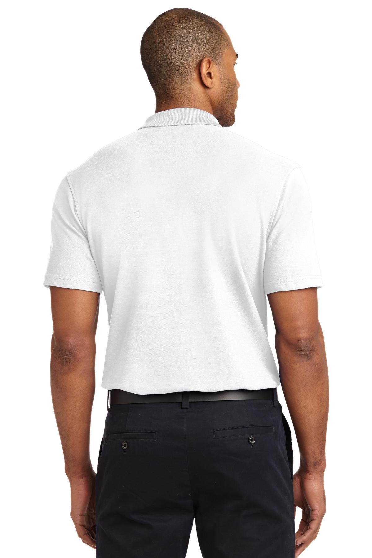Custom Embroidered Port Authority Stain-Release Polo. K510,White