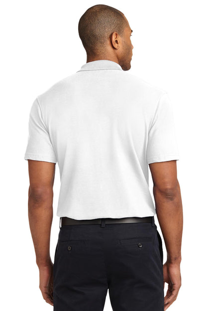 Custom Embroidered Port Authority Stain-Release Polo. K510,White
