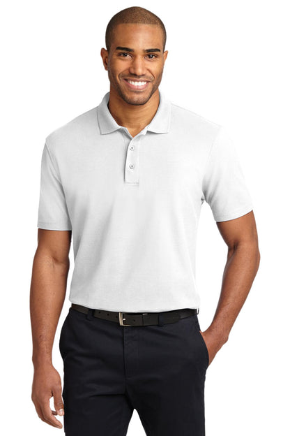 Custom Embroidered Port Authority Polos/Knits in White