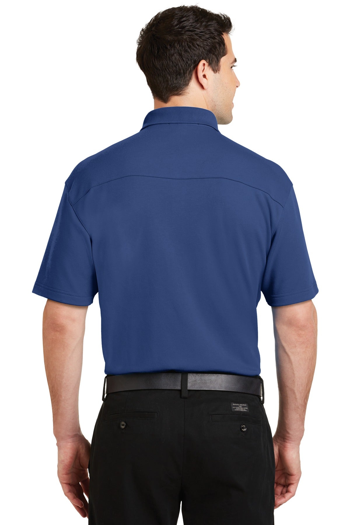 Custom Embroidered Port Authority Silk Touch Interlock Performance Polo. K5200,Royal