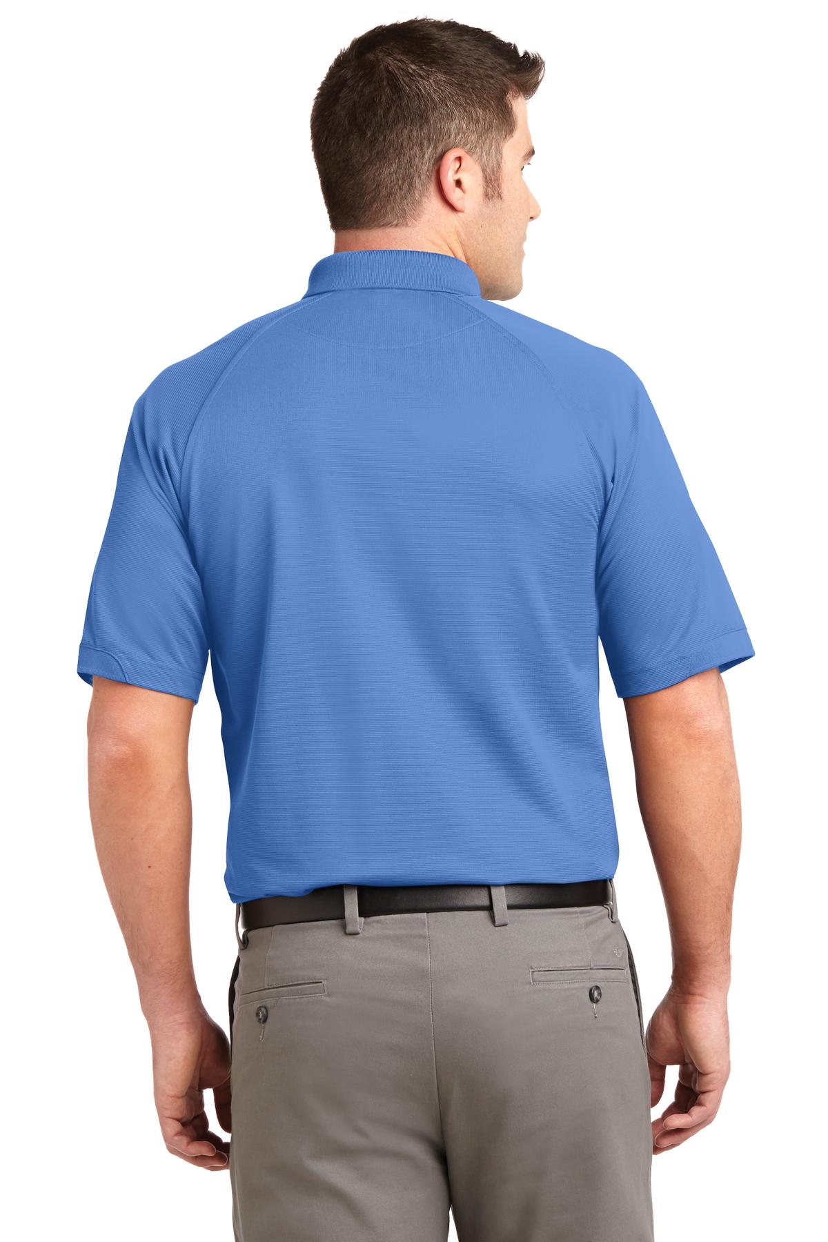Custom Embroidered Port Authority Dry Zone Ottoman Polo.  K525,Blue Lake