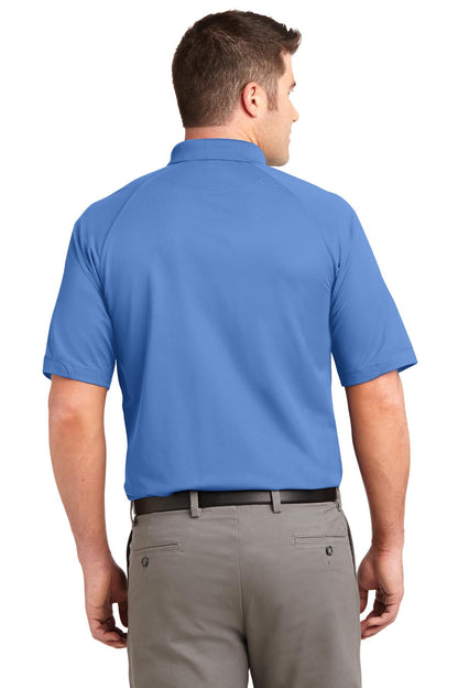 Custom Embroidered Port Authority Dry Zone Ottoman Polo.  K525,Blue Lake