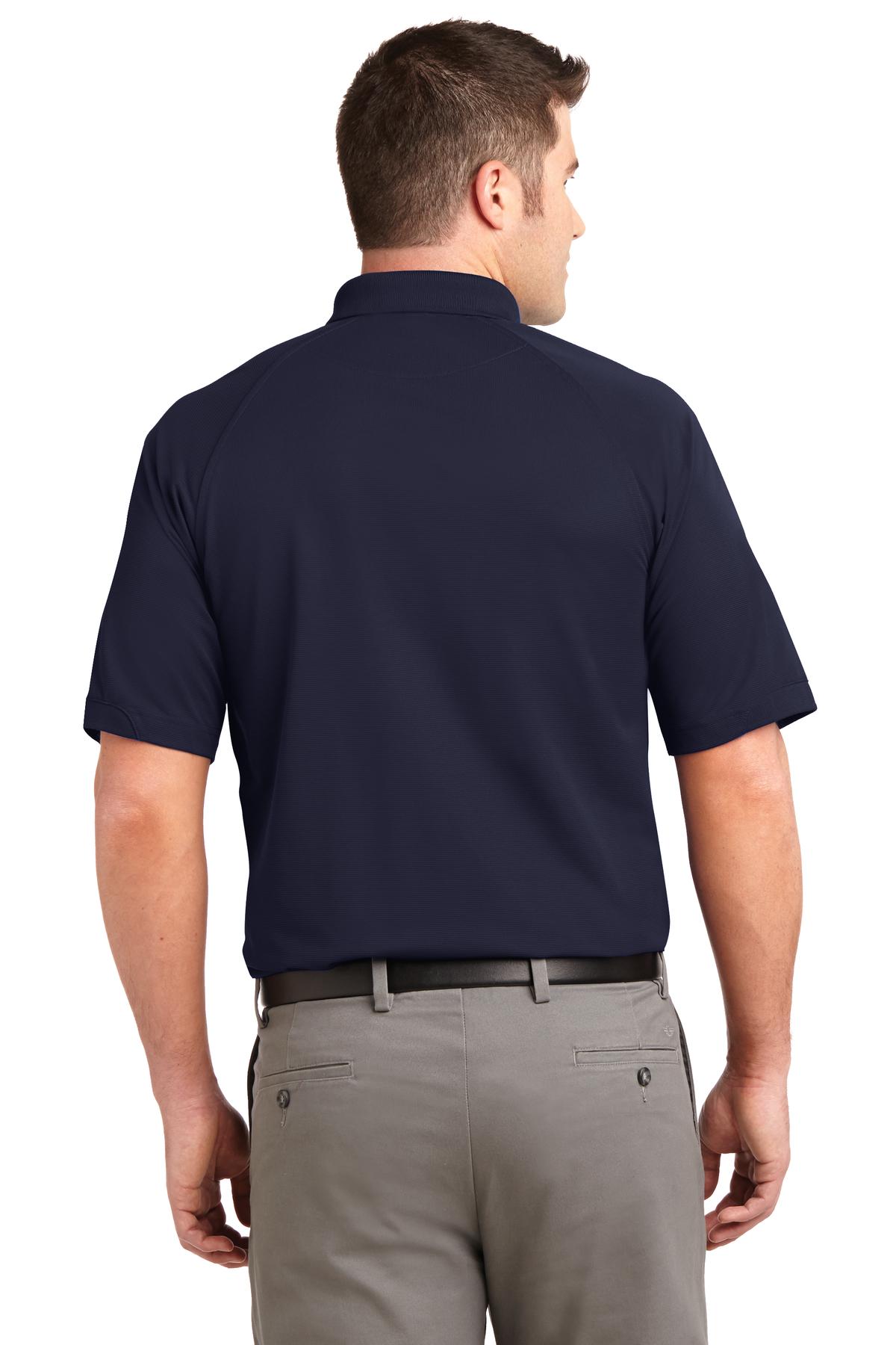 Custom Embroidered Port Authority Dry Zone Ottoman Polo.  K525,Navy