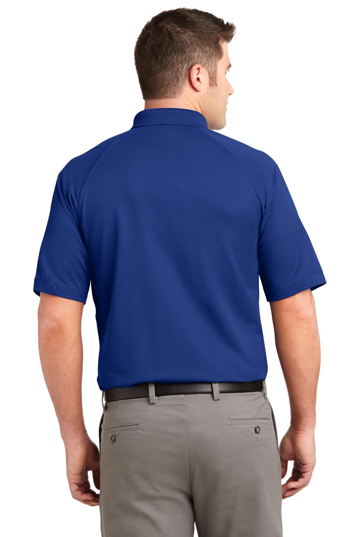 Custom Embroidered Port Authority Dry Zone Ottoman Polo.  K525,Royal