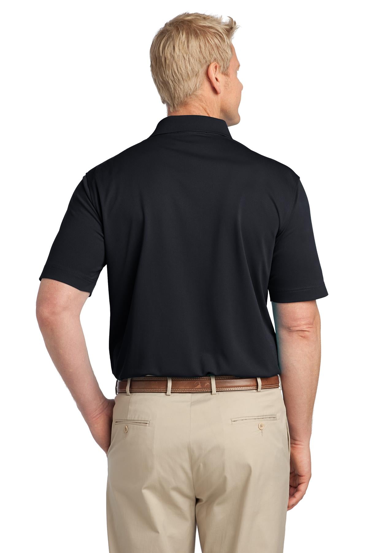 Custom Embroidered Port Authority Tech Pique Polo. K527,Black