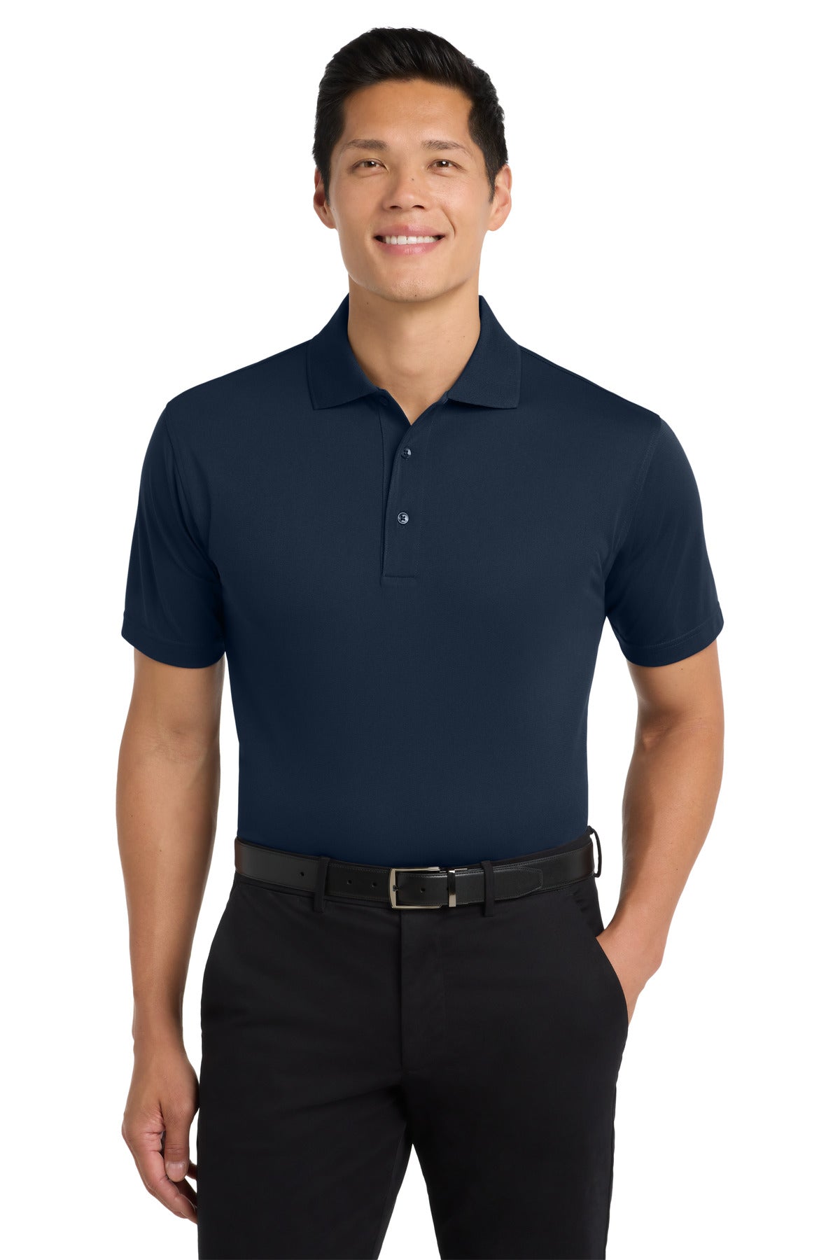 Custom Embroidered Port Authority Polos/Knits in Dark Navy