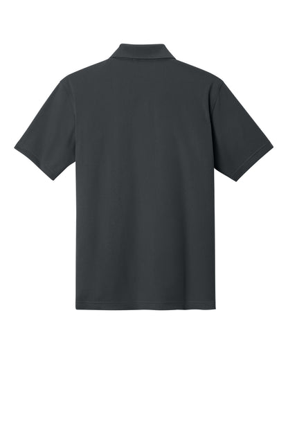 Custom Embroidered Port Authority Polos/Knits in Grey Smoke