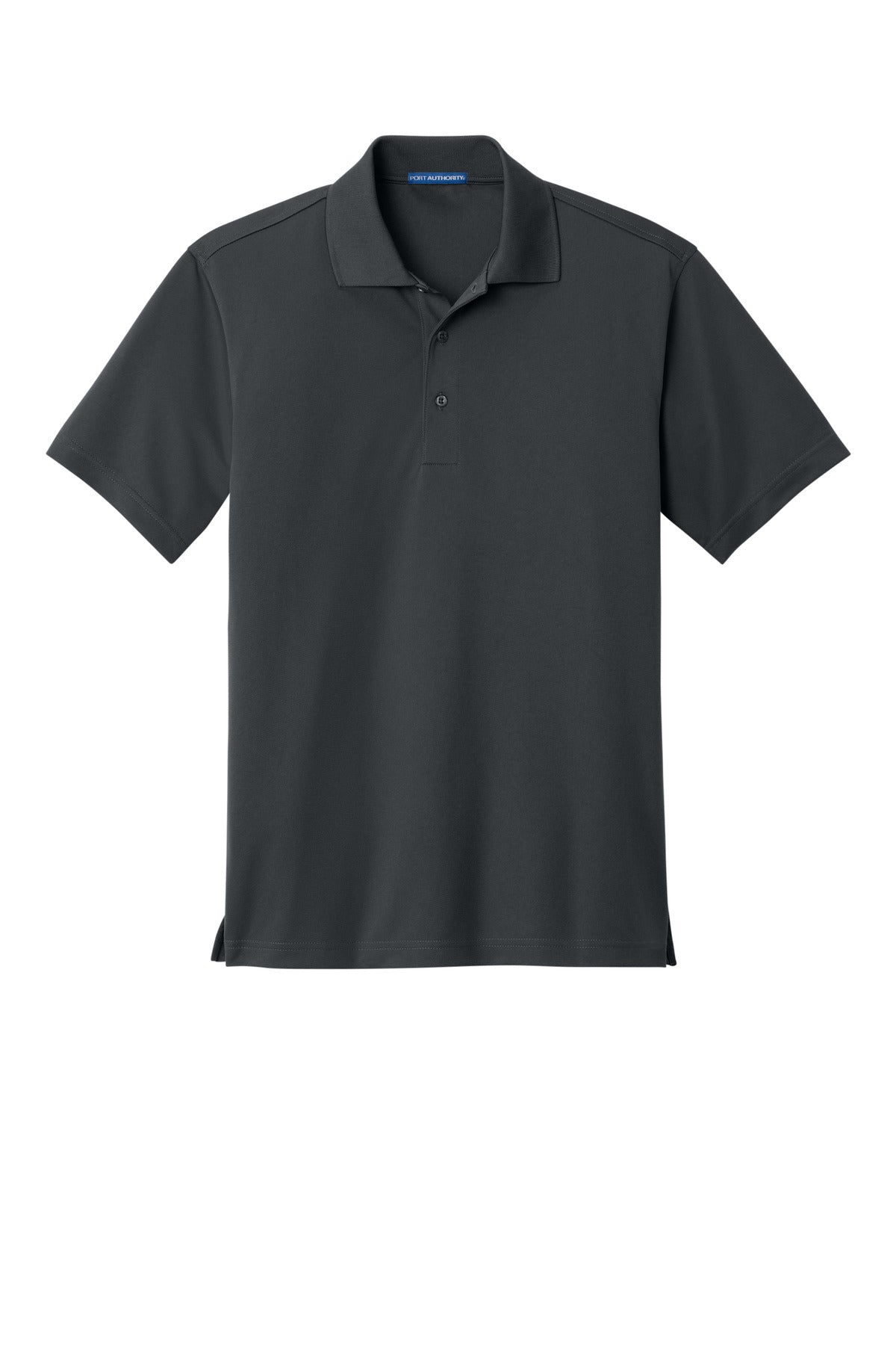 Custom Embroidered Port Authority Polos/Knits in Grey Smoke
