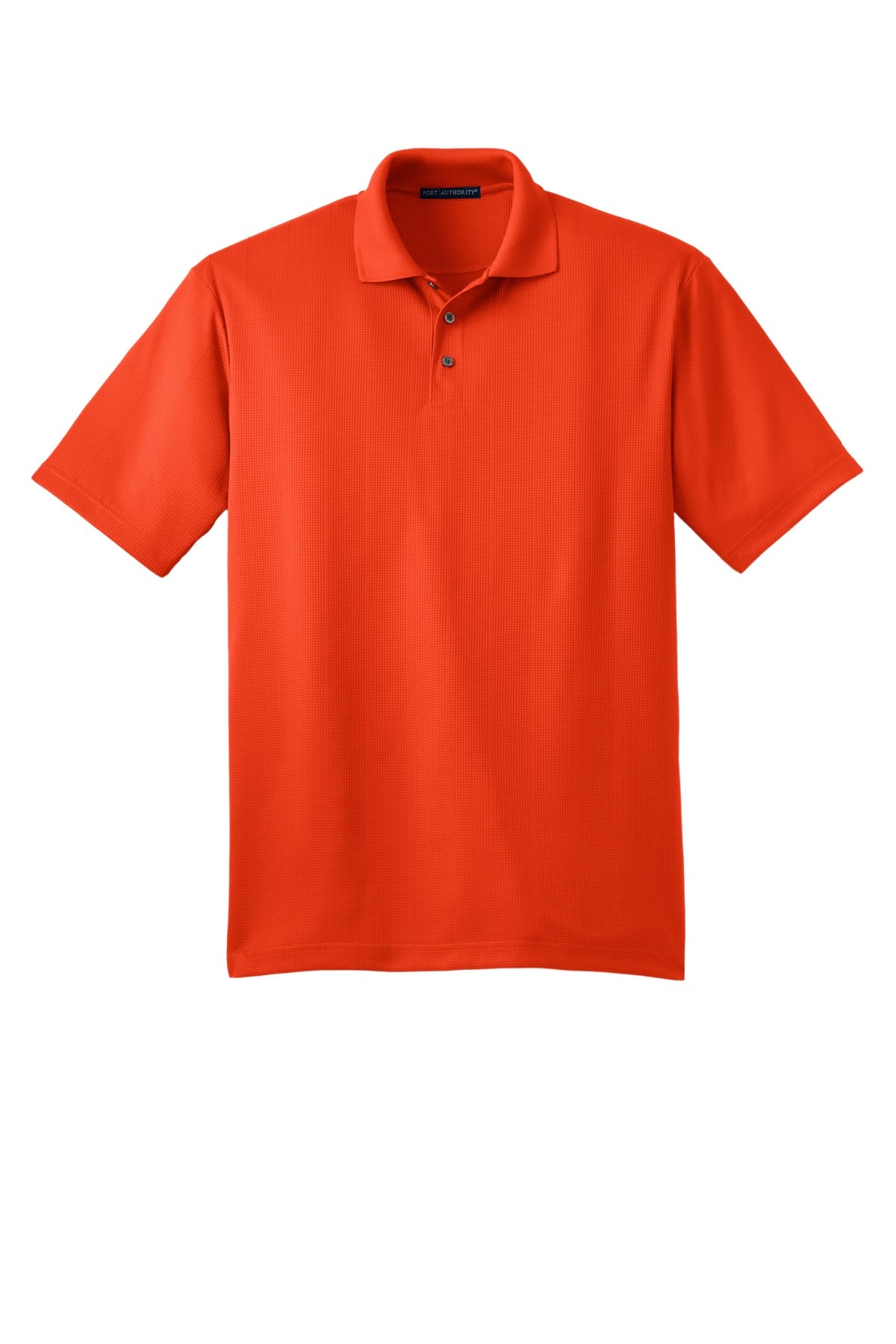 Custom Embroidered Port Authority Polos/Knits in Autumn Orange